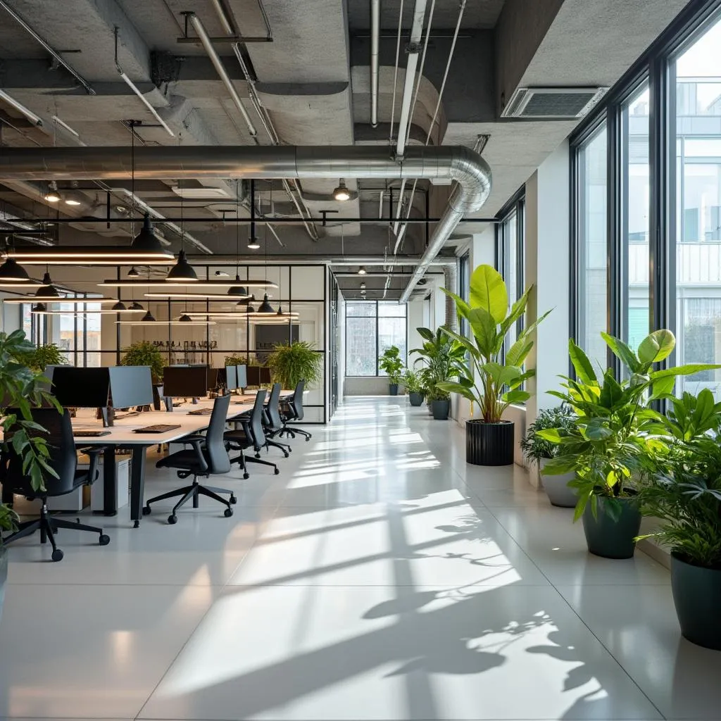 Espacio de trabajo colaborativo moderno